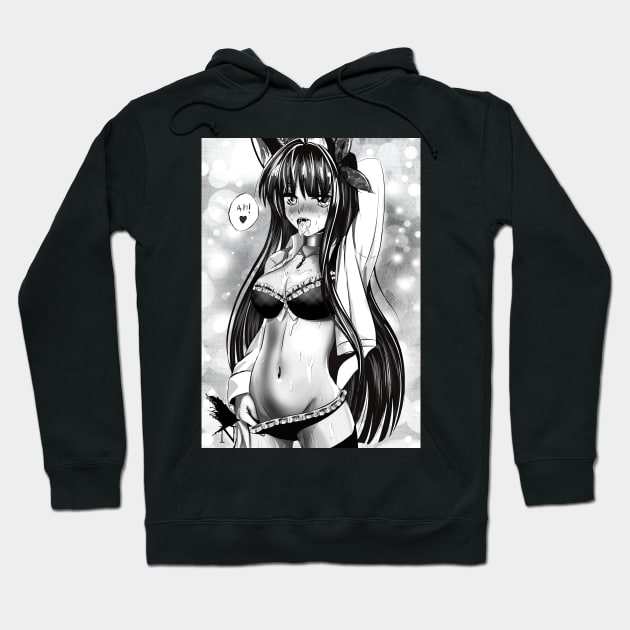 Lilly Hentai Manga Illustration Hoodie by Nightfrost